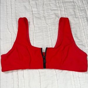 Blackbough Red Bikini Top
